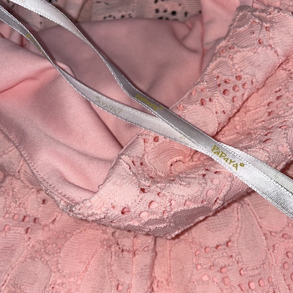 Papaya women’s pink floral romper small - Picture 6 of 7